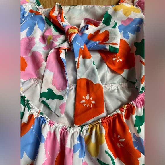 Floral Multi Color Spring Dress - Picture 3 of 5